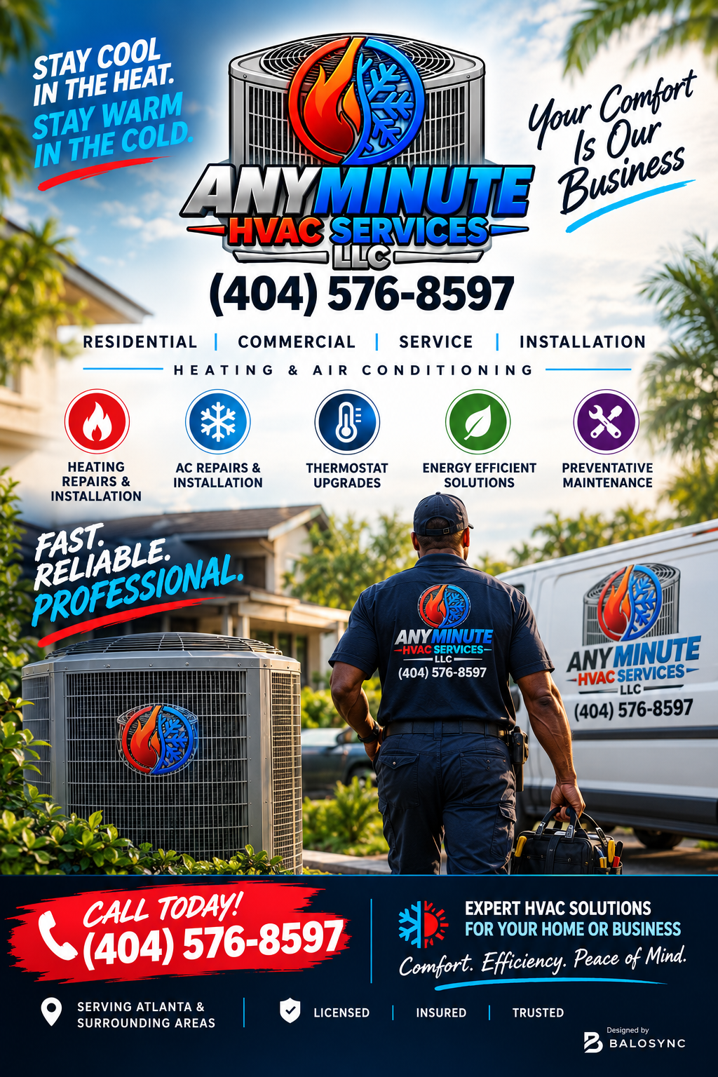 ANY MINUTE HVAC SERVICES