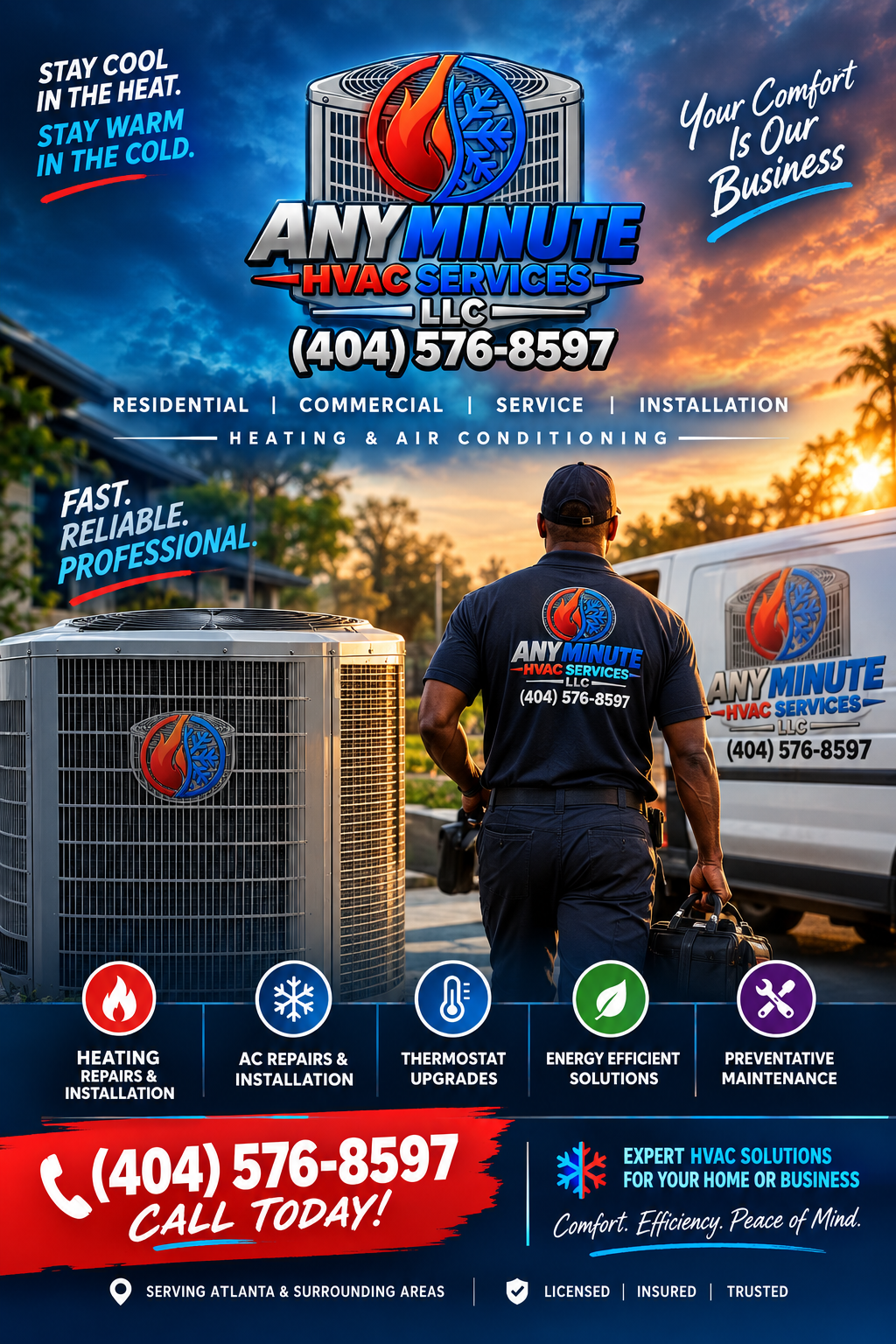 ANY MINUTE HVAC SERVICES
