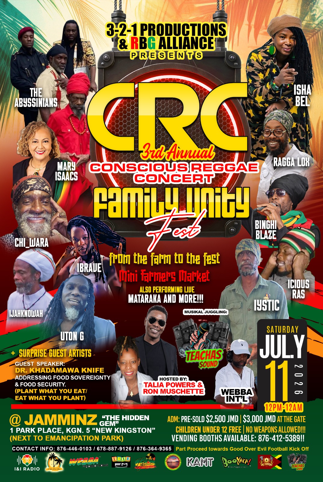 Conscious Reggae Concert